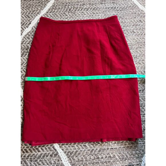 Linda Allard Ellen Tracy Wool Skirt - Picture 5 of 7